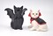 Ceramic Halloween Vampire & Dracula Cat Salt And Pepper Shakers, Home Décor, Gift for Her or Mom, Kitchen Décor, Fall Décor